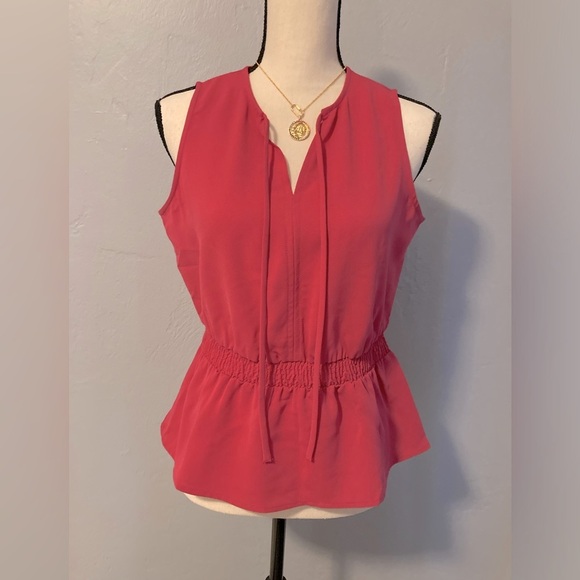 Alfani Tops - Alfani V-Neck Smocked Waist tank top